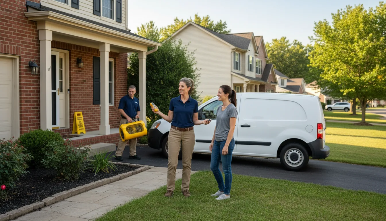Water restoration image for Dehumidification And Cleanup Services in Summerville, SC